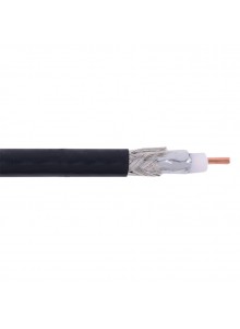 CABLE COAXIAL RG-6 95% NEGRO: