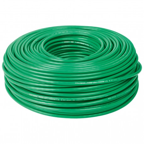 CABLE THW N  10 VERDE: