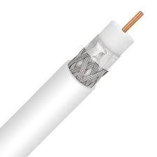 [030615] CABLE COAXIAL RG-6 95% BLANCO: